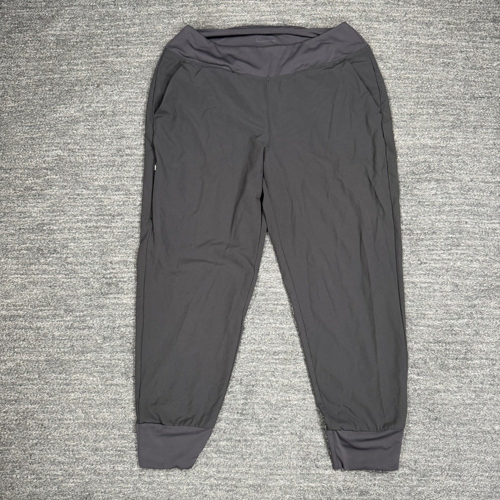 Patagonia Happy Hike Studio Pants Womens Large Gray Outdoors Jogger Camp Trail